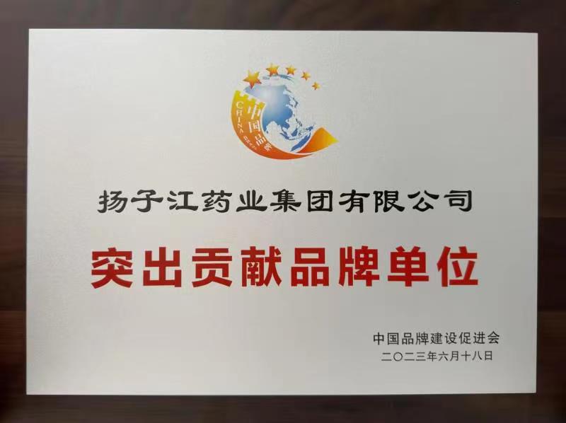 揚(yáng)子江藥業(yè)集團(tuán)榮獲“品牌價值領(lǐng)導(dǎo)跑者”稱號